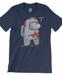 among us character design navy tshirt