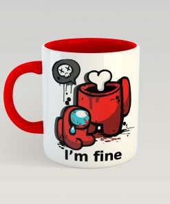 Among Us I'm Fine Mug