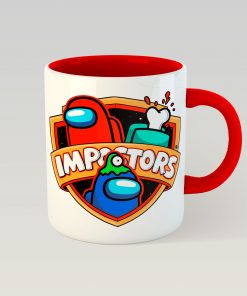 Alternative view of Among Us Imposters Badge Mug