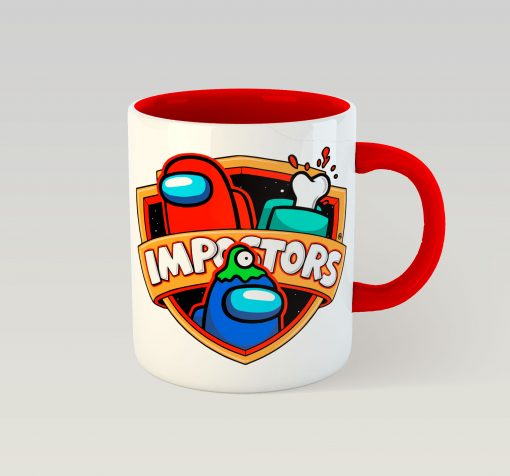 Among Us Imposters Badge Mug - Image 2