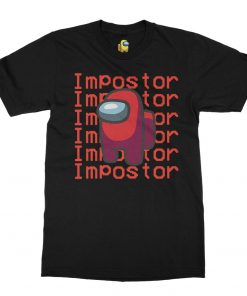 black among us imposter tshirt