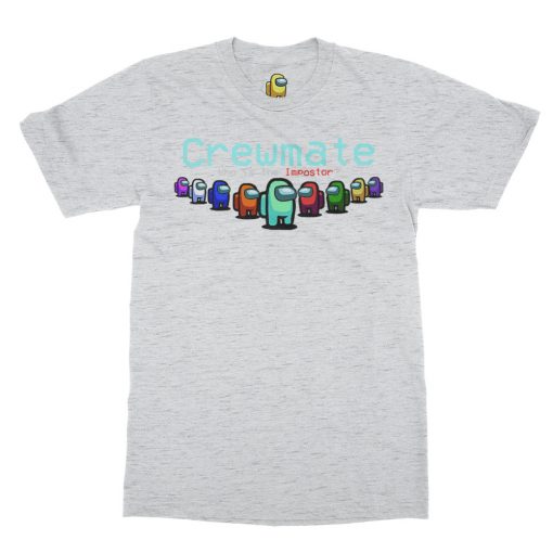 ash grey among us kids tshirt clothing
