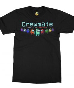 black crewmate among us tshirt