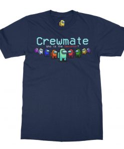 navy crewmate among us tshirt