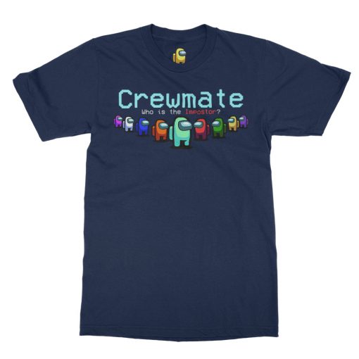 navy crewmate among us tshirt