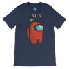 among us bit sis design navy tshirt