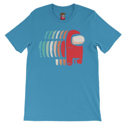 Aqua Blue Among US TSHirt design