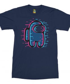 Among Us Neon Design Printed T-Shirt
