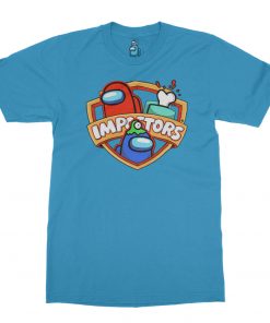 Alternative view of Among Us Imposter Badge T-Shirt