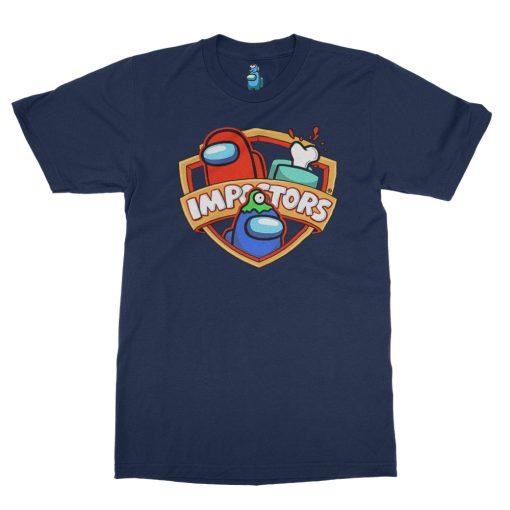 Among Us Imposter Badge T-Shirt - Image 3