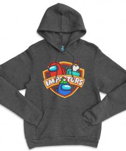 Alternative view of Among Us Imposters Badge Hoodie