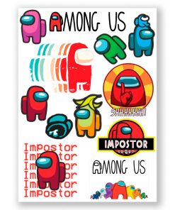 Free Among Us Sticker Pack