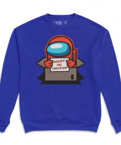 sweatshirt with Among us graphic to front