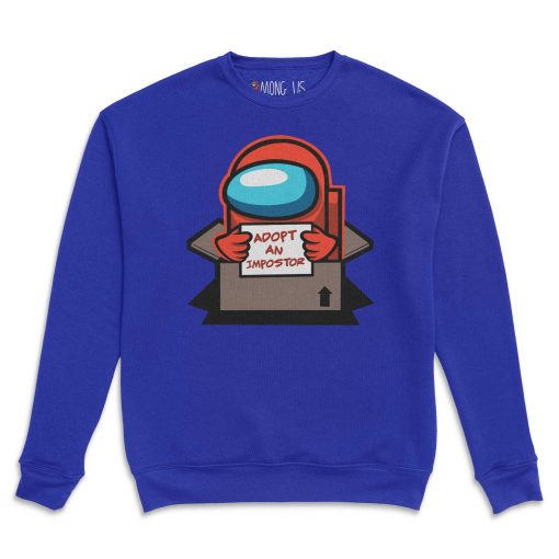 sweatshirt with Among us graphic to front