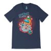 among us crew neck tshirt in navy blue