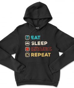 Alternative view of Roblox Eat Sleep Hoodie
