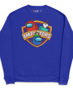 Alternative view of Among Us Imposter Badge Sweatshirt