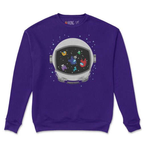 Among Us Space Helmet Sweatshirt - Image 3