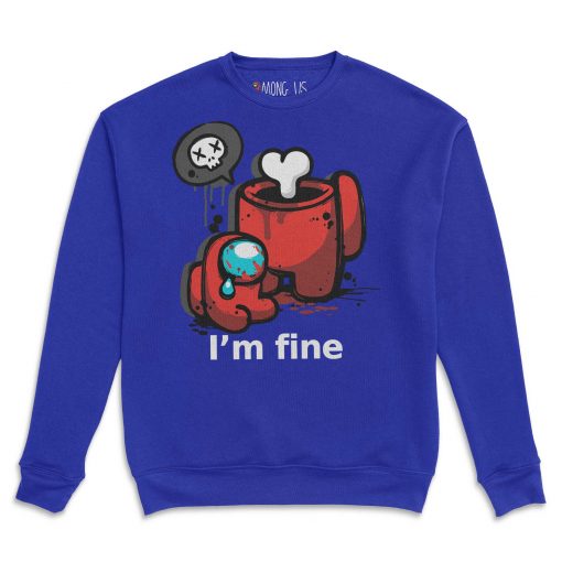Among Us I'm Fine Sweatshirt - Image 2