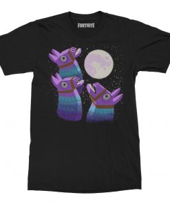 Alternative view of Fortnite 3 Llama Spray T-Shirt