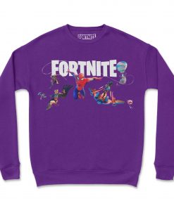 Alternative view of Fortnite Chapter 3 Spiderman Sweatshirt